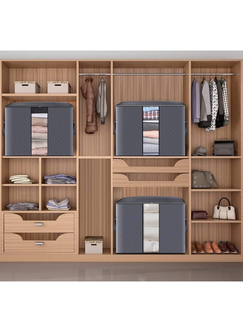 4 شنط تخزين ملابس و بطاطين - Image 2